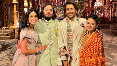 ‘Infinite Love and Warmth…’, MS Dhoni and Wife Sakshi Share Heartwarming Instagram Post With Anant Ambani and Radhika Merchant (View Pics)